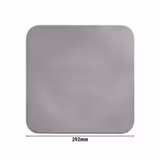 (4 pcs) SELTMANN WEIDEN | Coup plate – Square Dinner Plate – Porcelain – 29 × 29 cm – Grey
