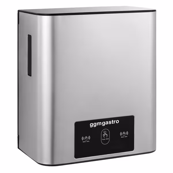 Distributeur d’essuie-mains en rouleau - automatique - sans contact - avec capteur - acier inoxydable