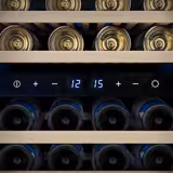 Dual Zone Wine Cooler Fridge – 53 bottles - 5–18 °C - 11 shelves