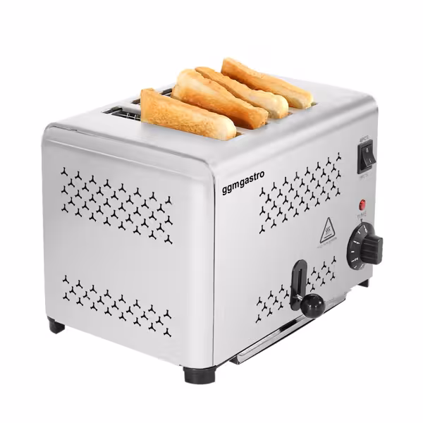 Broodrooster - 1,8 kW - voor 4 sneetjes