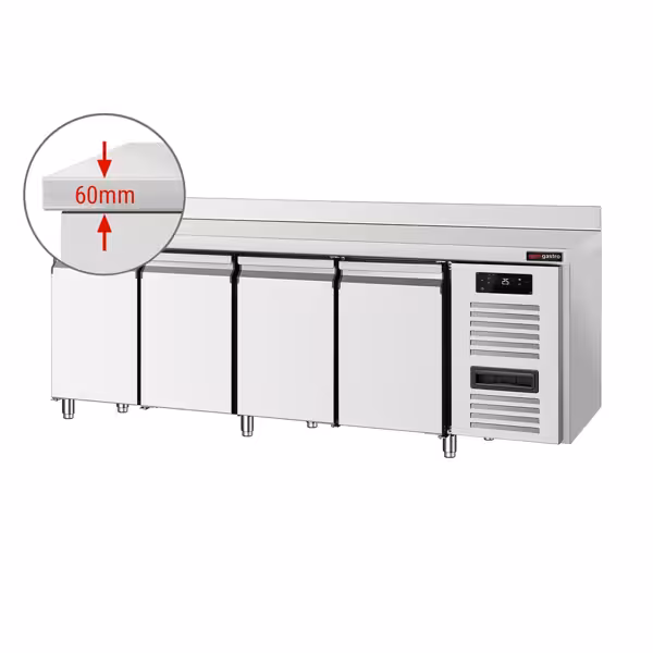 Mesa refrigeradora ECO - 2230x700mm - 4 puertas