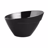 (6 stuks) Kom - BALANCE - Melamine - 2,5 liter - Ø 245mm - Zwart