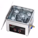 Nettoyeur à Ultrasons - 15 Litres - 360 Watt Puissance Ultrasonique - avec Robinet de Vidange