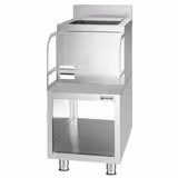 Cocktail werktafel - Rvs - 400x590mm - met opstelvlak voor blender & spoelbak