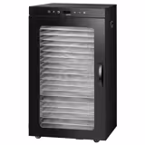 Desidratador de alimentos / Secador de alimentos PROFISSIONAL PREMIUM - com 20 prateleiras - Aço inoxidável - 2kW