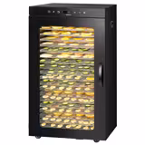 Torkugn [DEHYDRATOR] - med 20 hyllor - svart - 2 kW