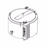 Electric Boiling Pan - 300L - 27kW - Indirect Heating - with Water Connection
