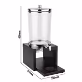 Dozator pentru sucuri - BRIDGE - 4 litri - incl. 2 acumulatori de răcire & adaptor touchless