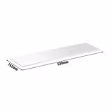 (6 adet) GN 2/4 Tepsi - ZERO - Melamin - 530x162mm - Yükseklik: 15mm - Beyaz