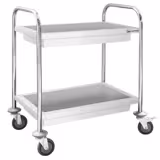 Servierwagen - 750x400mm - mit 2 Wannen