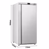 Lagerkühlschrank Edelstahl ECO - 600 Liter - mit 1 Tür