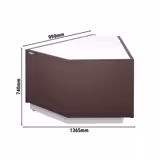 Köşe Kasa Bankosu RIGA - 1180mm