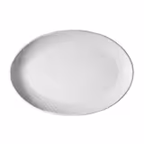 (24 stuks) CLASSICO - bord - platter/Dönerteller - ovaal - porselein - 280x280mm - wit