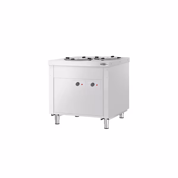 Tellerspender KOPENHAGEN - beheizt - 400 Watt - 910mm - 120 Teller - Edelstahl