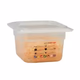 (6 pieces) CAMBRO | SafeTrak – Polypropylene – GN 1/6 container – translucent – height: 100mm