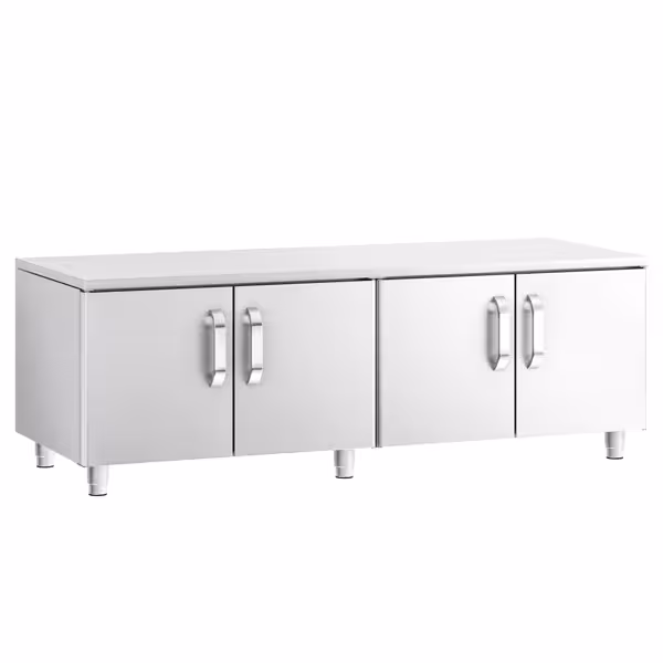 Szafka stojąca ze stali nierdzewnej - 1600mm - 4 drzwi