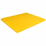 Snijplank - EN 600x400mm - Dikte: 20mm - HACCP-conform - Polyethyleen - Geel - Vaatwasmachinebestendig