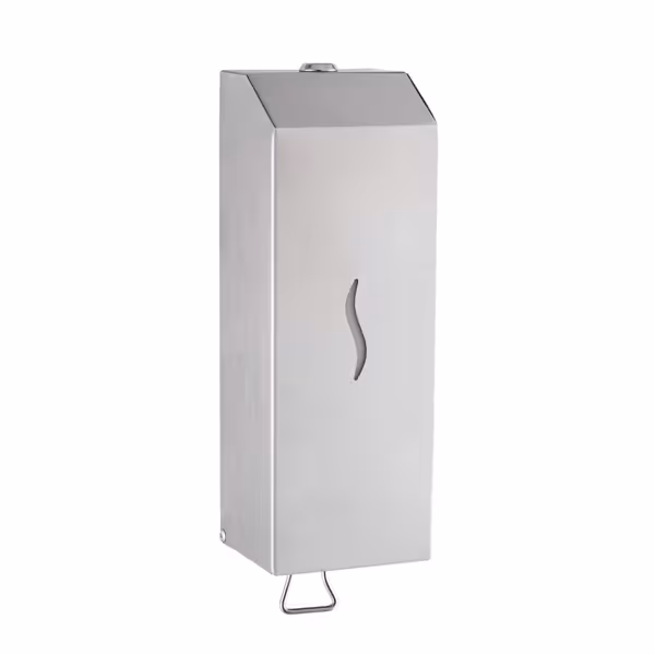 Saippua-annostelija - painikekäyttöinen - 1000 ml - Ruostumaton teräs