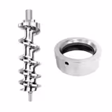 Heavy Duty Electric Meat Mincer Size 32 - 600kg/h - 3 kW - 236rpm - Mincing Plate 3.5mm - with Castors - with Cooling System