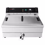 Elektrische friteuse - voor vis en bakwaren - 30 liter - 5 kW - mechanische bediening - met aftapkraan