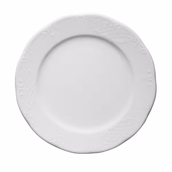 (12 adet) CLASSICO - Düz Tabak - Kare Düz - Porselen, 200x200mm, Beyaz