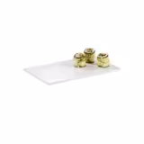 (6 stuks) GN-dienblad ZERO - Melamine - GN 1/4 - hoogte: 15mm - Wit
