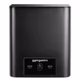 Distributore di rotoli di carta asciugamani - per 1 rotolo fino a Ø210mm - Acciaio inox - Nero