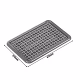 FUCHS DELFIN® glazen afdruiprek met 1 afdruipmat