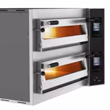 Commercial Double-Deck Electric Pizza Oven Digital – 9+9 pizzas Ø35 cm - 400°C - Soft-Touch