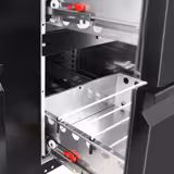 Πάγκος μπαρ και ποτών ECO - 2542mm - με 8 συρτάρια - μαύρο