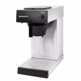 Commercial Filter Coffee Machine - 1.8 L - 2 kW - 2 Hotplates - Stainless Steel - Glass Jug - 230V - No separate warming-plate switch