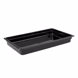 (6 stuks) Polycarbonaat GN-bak GN 1/1 - zwart - 8,5 liter - Diepte: 65mm