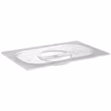 (6 pz) Coperchio GN 1/4 in policarbonato - H 27mm - 265x163mm - Trasparente