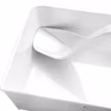 (6 pz) Cucchiaio da servizio - Lunghezza: 265mm - melamina - Bianco