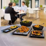 (6 pcs) GN 1/1 Gastronorm Tray - FROSTFIRE - Aluminium - 530x325mm - Height: 30mm - Grey