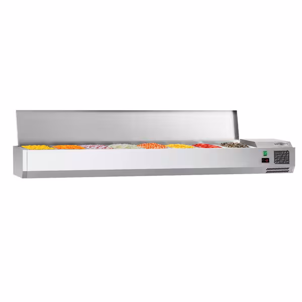 Refrigerated display case ECO - 1800x395mm - 8x GN 1/3