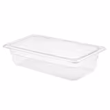 (6 Adet) Polipropilen Küvet - GN 1/3 - Yarı Şeffaf - 3,6 L - Yükseklik: 100 mm