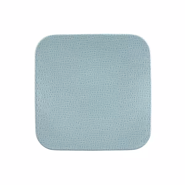 (6 sztuk) SELTMANN WEIDEN | Talerz płaski kwadratowy – 260 x 260 mm – turkusowy