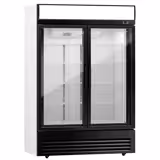Getränkekühlschrank - 880 Liter - mit 2 Glastüren & Werbedisplay