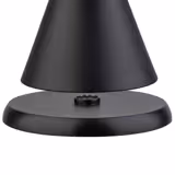 (4 db) Asztali lámpa - CONE MINI - akkumulátoros - 3 fokozatban dimmelhető - Ø 130 mm - fekete