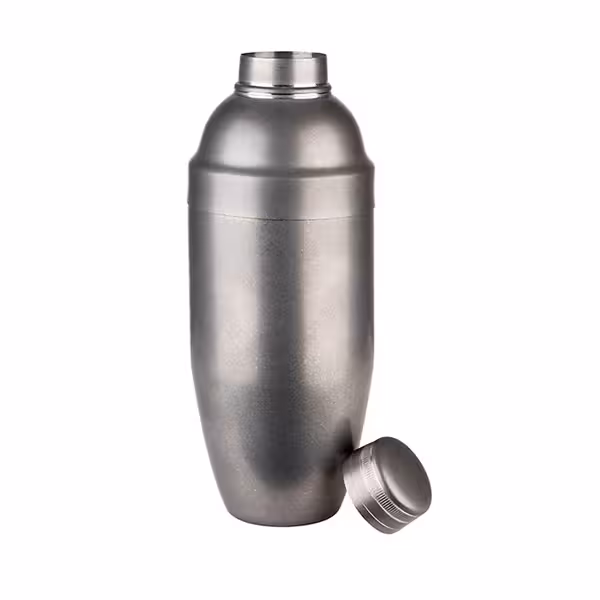 (6 pcs) Cobbler Cocktail Shaker - PREMIUM - 3-piece set - Stainless steel - 0.70L