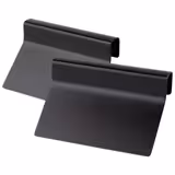 (12 adet) Etiketleme Tabelası - SUPERBOX - Metal - 80x15mm - Siyah - uyumlu tüm SUPERBOX kutular