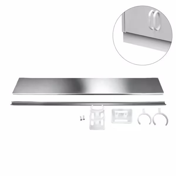 RVS sokkel - lengte: 1500 mm