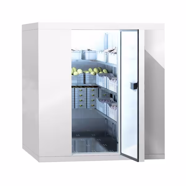 Cámara de refrigeración - 2,1 × 2,1 m - altura: 2,01 m - 6,9 m³ / Célula refrigerada