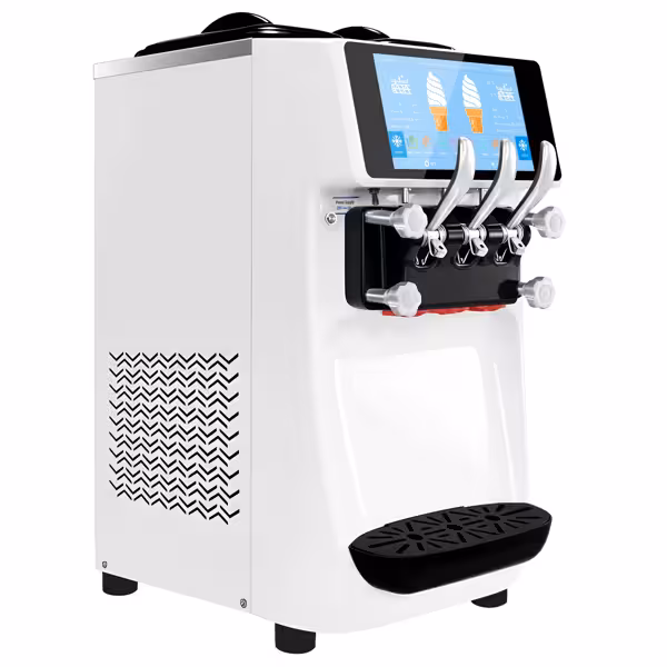 Επαγγελματική Μηχανή soft παγωτού - 30-32 l/h - 2,68 kW - οθόνη αφής - για 3 γεύσεις (2 + μίξη) - επιτραπέζια