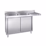 Armoire lave-vaisselle - 1800x600mm - avec 2 bacs à gauche