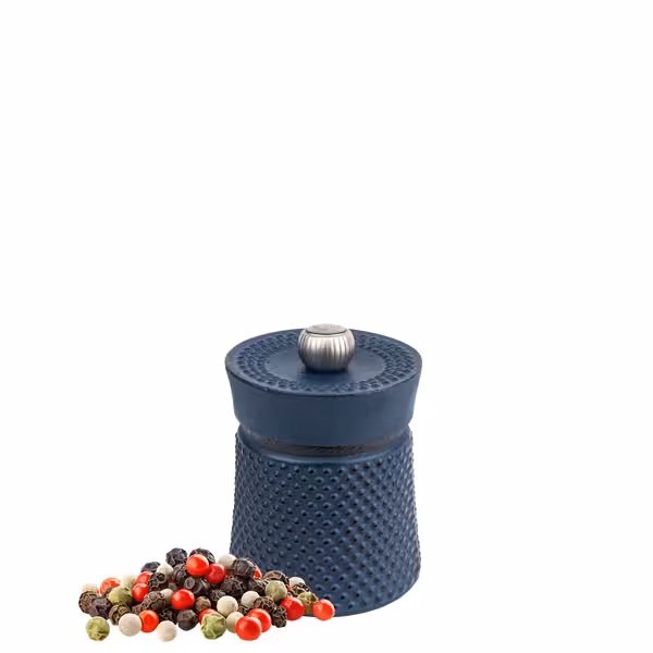 (6 pieces) PEUGEOT | BALI - Pepper Mill - Blue - Height: 80mm