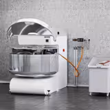 Bäckerei-Spiralteigknetmaschine - 298 Liter / 200 kg - 2 Geschwindigkeiten - mit festem Kessel - 2 Motoren