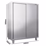 Geschirrschrank PREMIUM - 1400x700mm - 2 Schiebetüren - Höhe: 1800mm