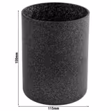 (6 pcs) Commercial dressing pot & bottle cooler set - FROSTFIRE - aluminium - 1.4 litres - Ø 115 mm - black